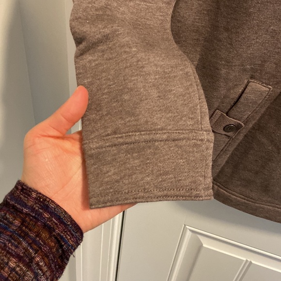 Banana Republic Factory Hoodie with Half Buttons and Drawstrings - Picture 5 of 9